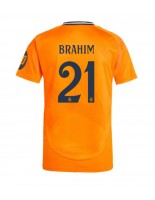 Real Madrid Brahim Diaz #21 Venkovní Dres 2024-25 Krátký Rukáv